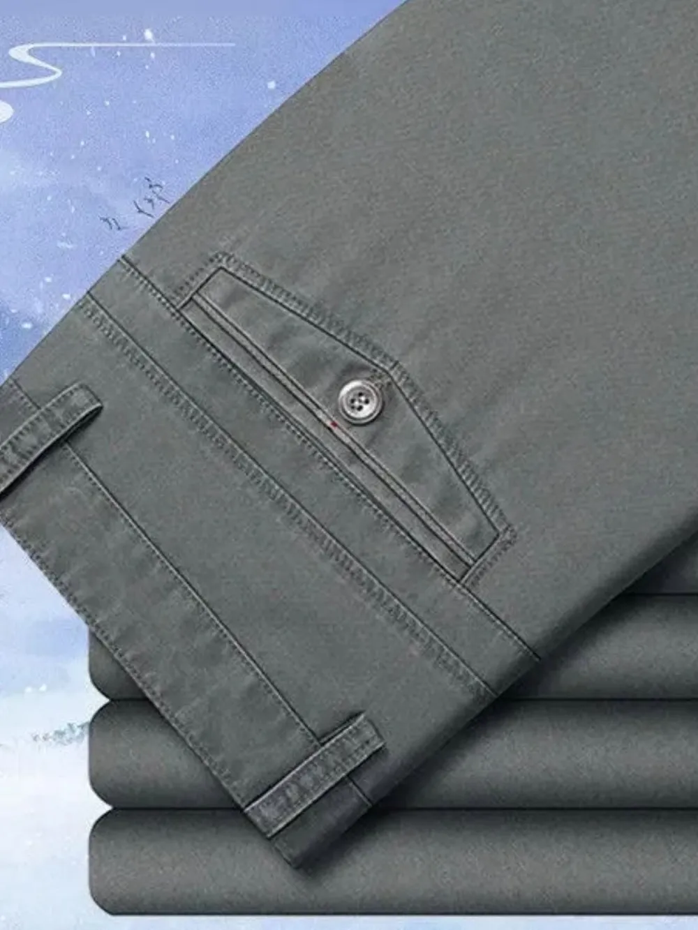 Men's Basic style Pocketed Pants, image 4
