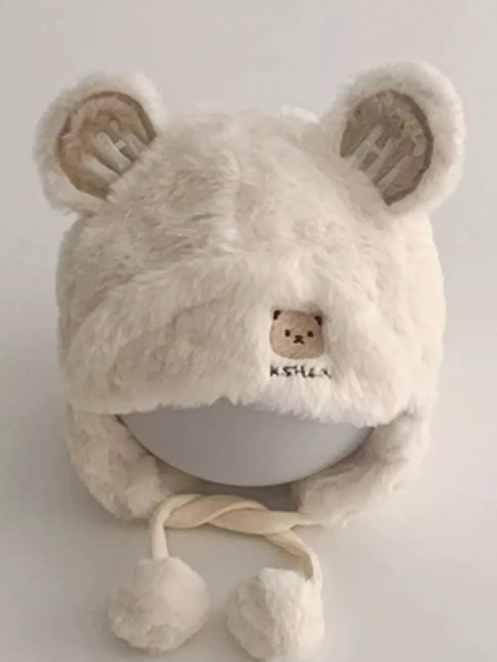 Children's Bear Ear Fluffy Hat, image 5