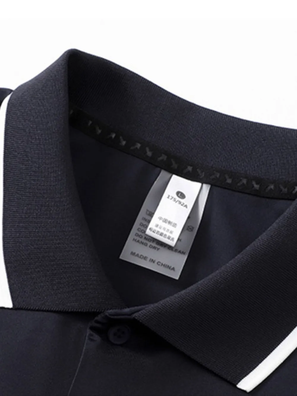 Men's Plus Size Button Detail Short Sleeve Polo, image 7