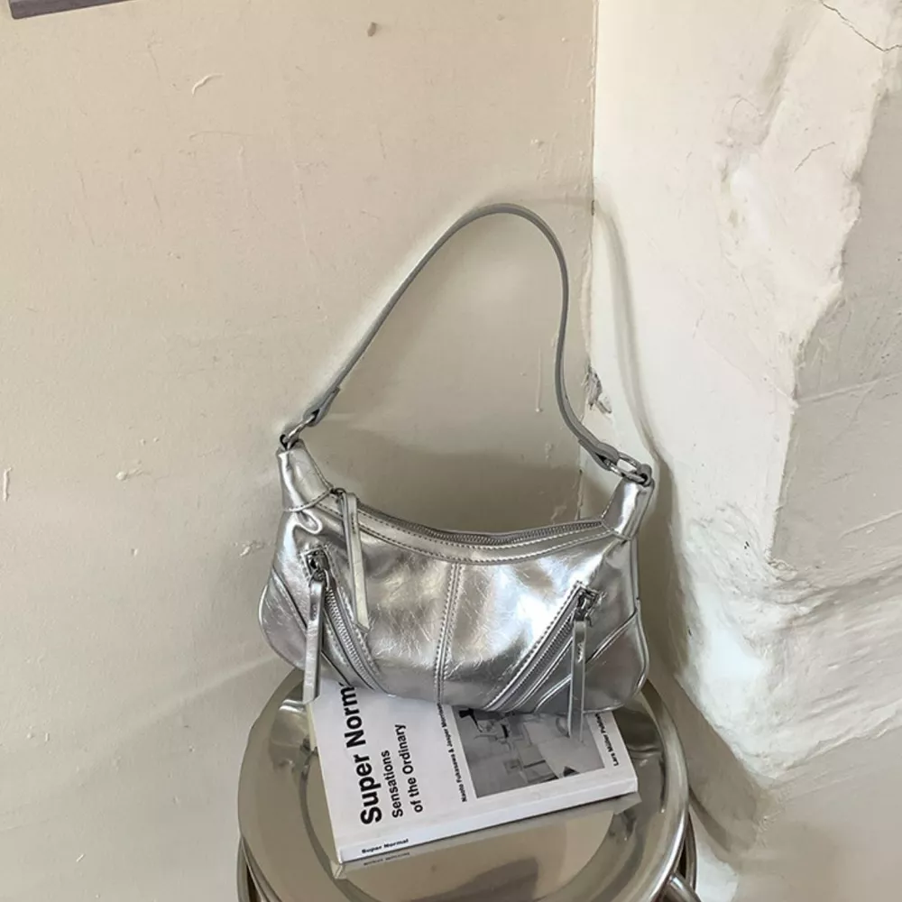 Zipper Shoulder Bag