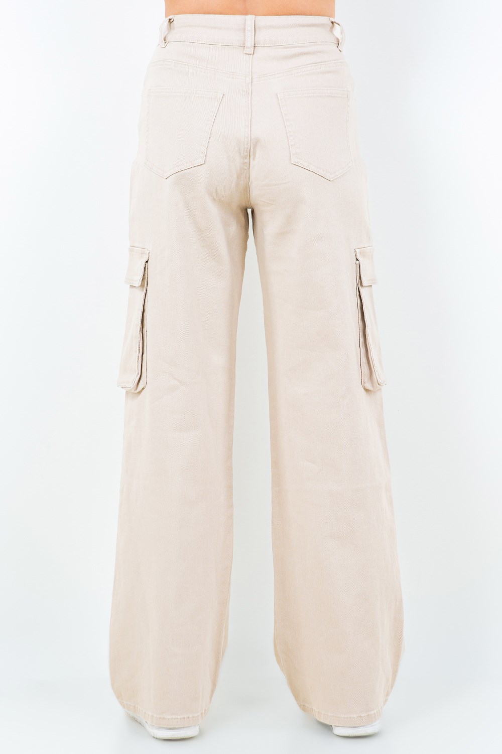 Full Size Drawstring Wide Leg Cargo Pants Plus Size, image 2