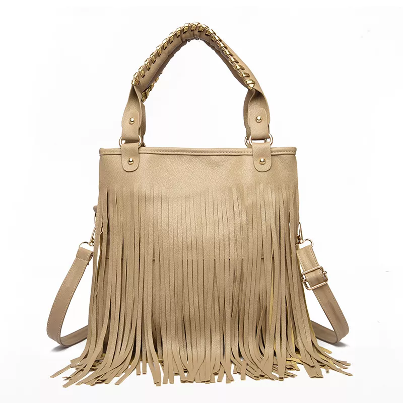 Fringe PU Leather Handbag, image 3