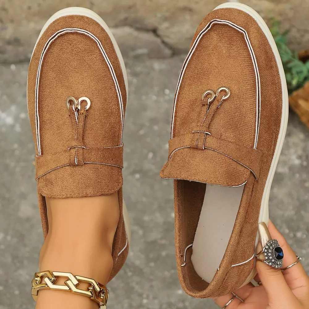 Casual Round Toe Slip-Ons, image 8