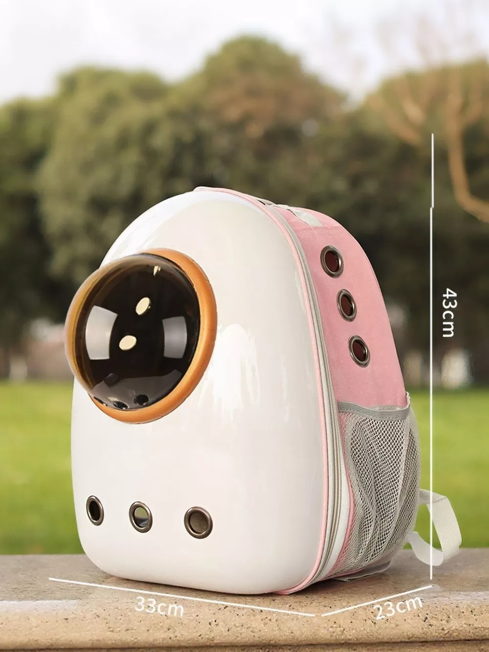 Space Capsule Transparent Pet Carrier Backpack, image 4