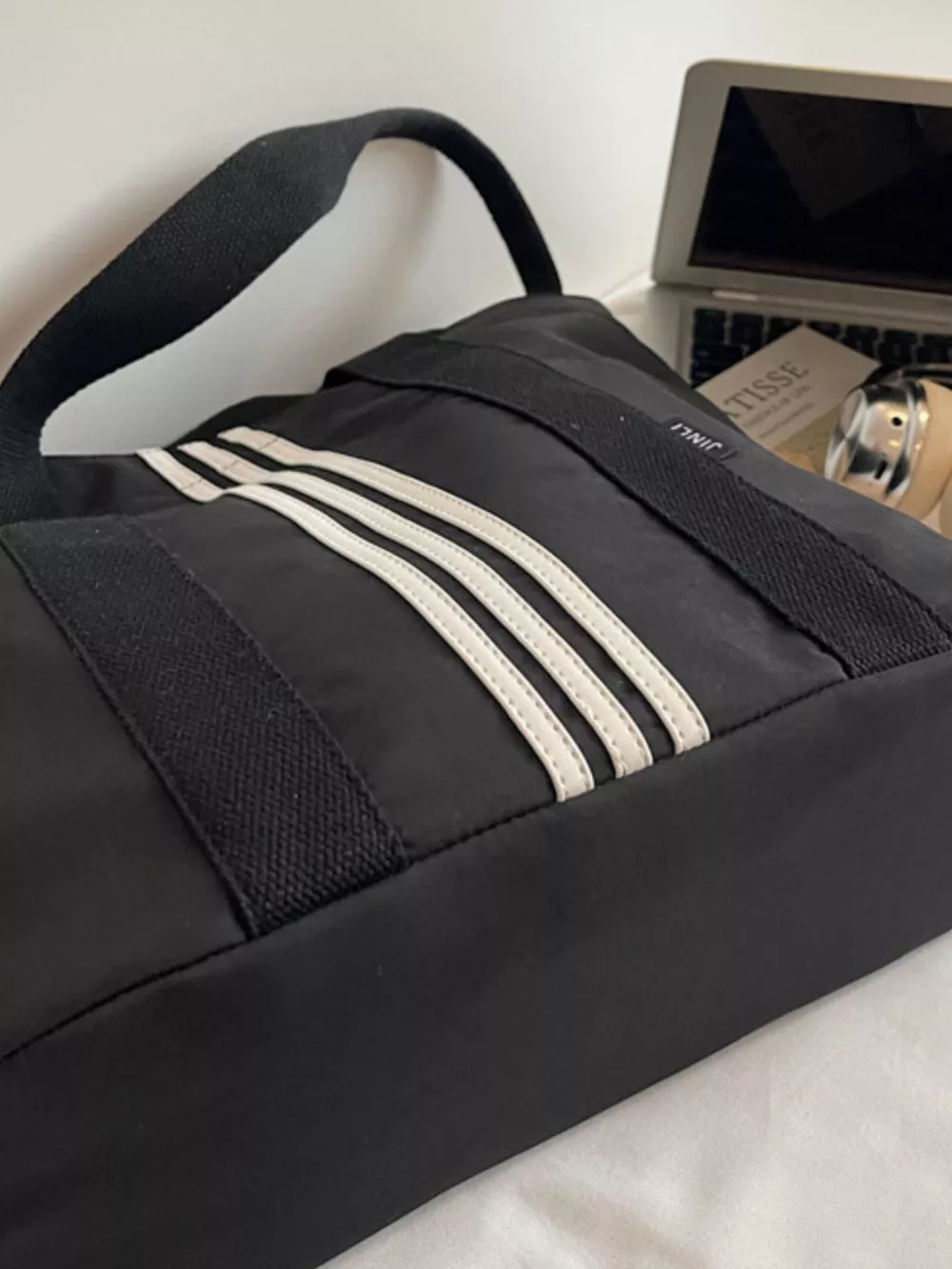 Lightweight Striped Tote Bag, image 5