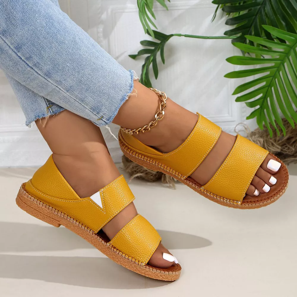 Open Toe Flats Sandals, image 9