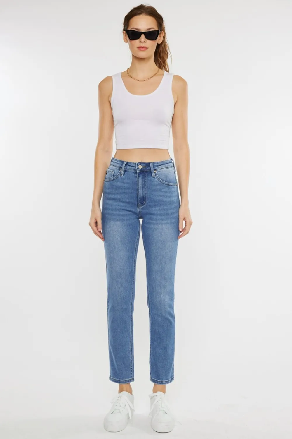 Full Size Cat's Whiskers High Waist Jeans, image 11