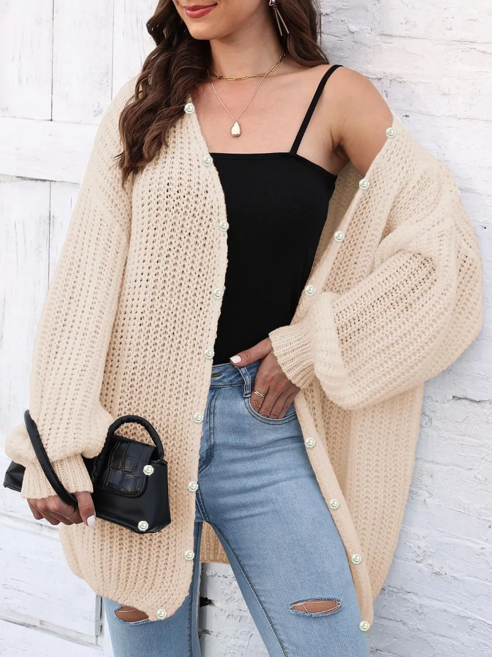 Open Front Long Sleeve Cardigan, image 24