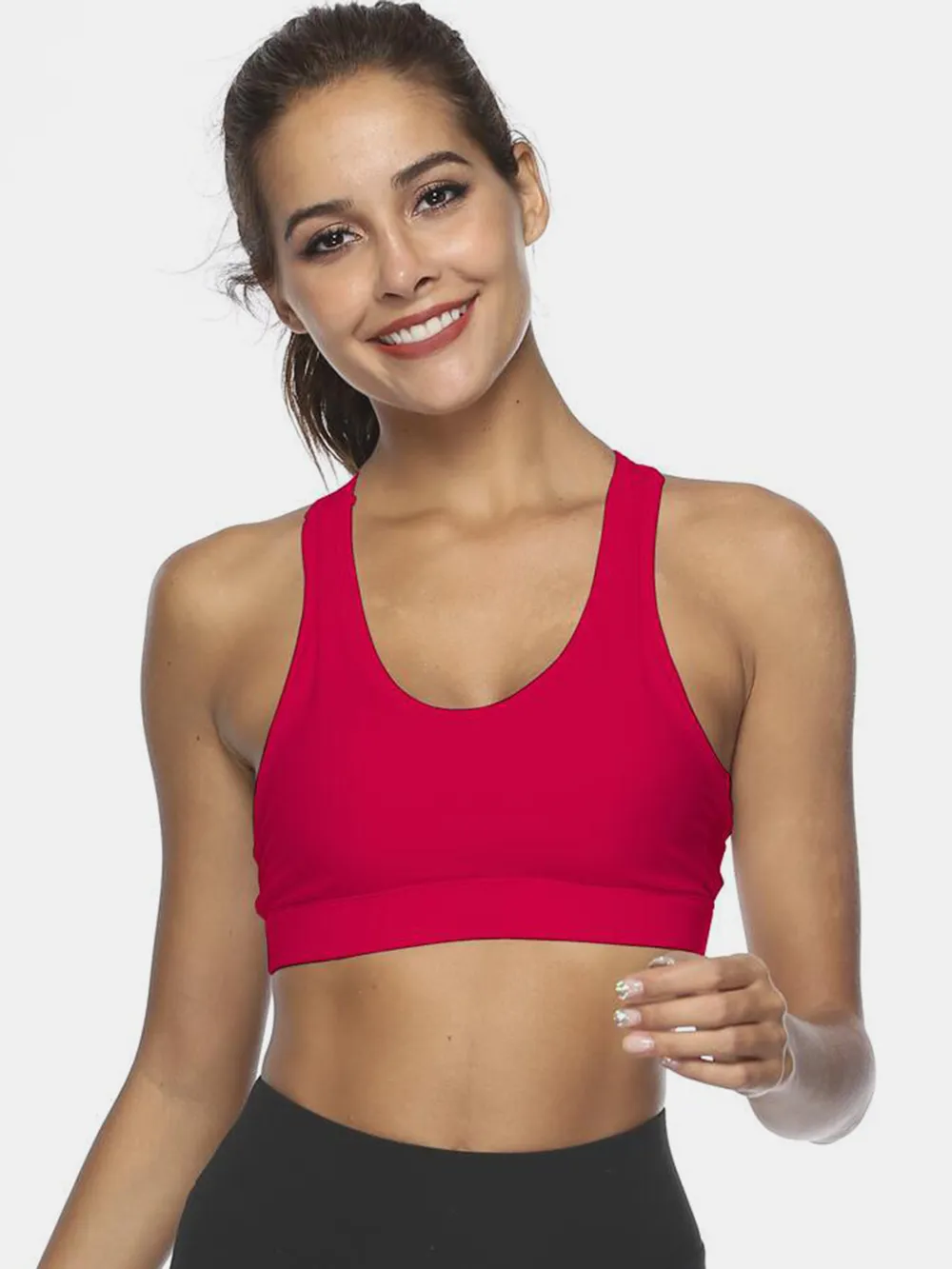 Cutout Scoop Neck Active Tank, image 5
