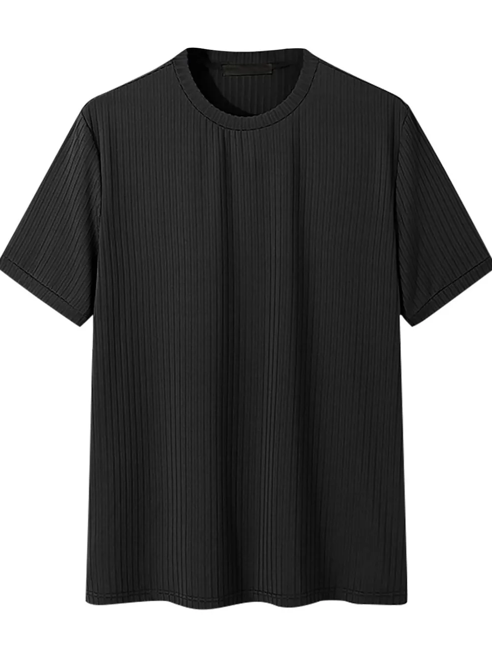 Men's Full Size Round Neck Short Sleeve T-Shirt Plus Size, image 9