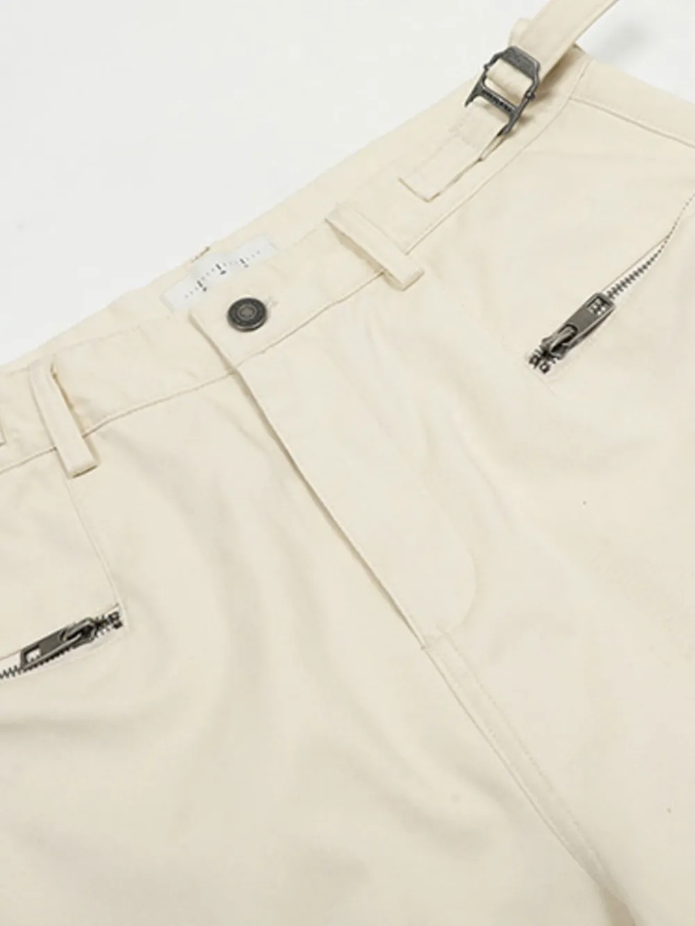 Men's Wide Leg Cargo Pants with Zipper Closure Pockets, image 9