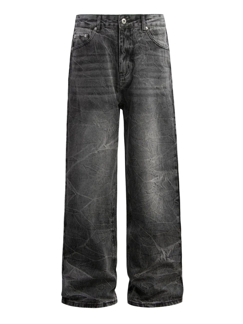 Men's Washed Wide Leg Baggy Jeans