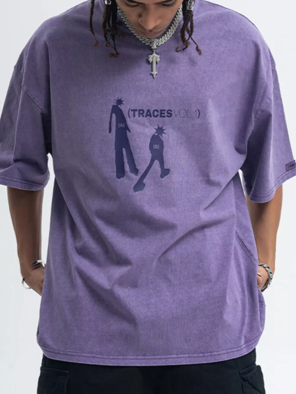 Men's Washed Graphic Short Sleeve T-Shirt, image 2