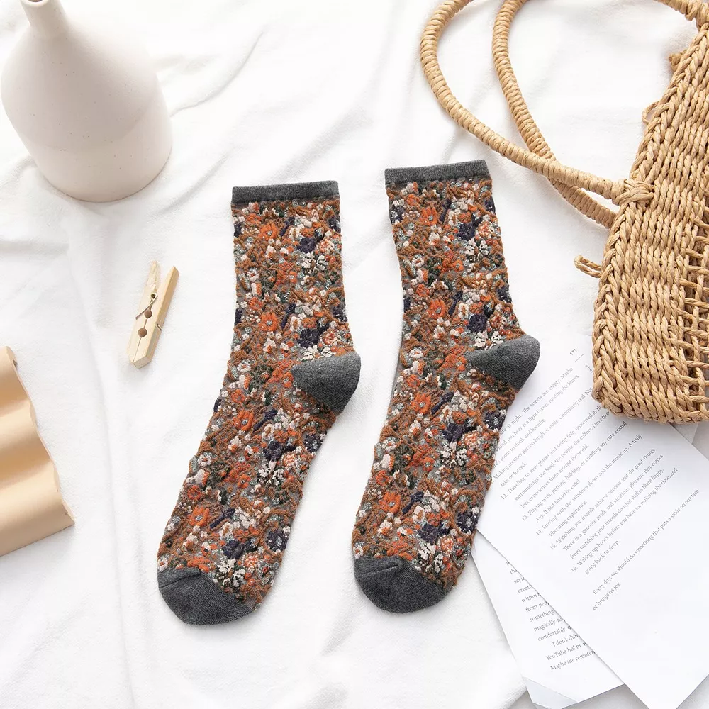 Contrast Heel and Toe Socks