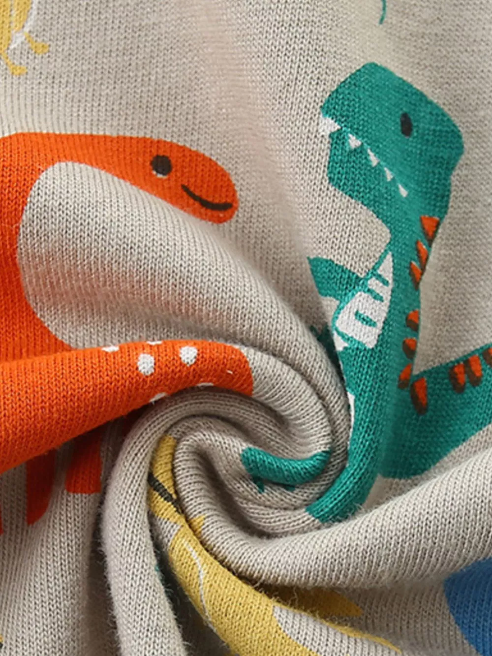Children's Dinosaur Print Crew Neck Short Sleeve T-Shirt, image 4
