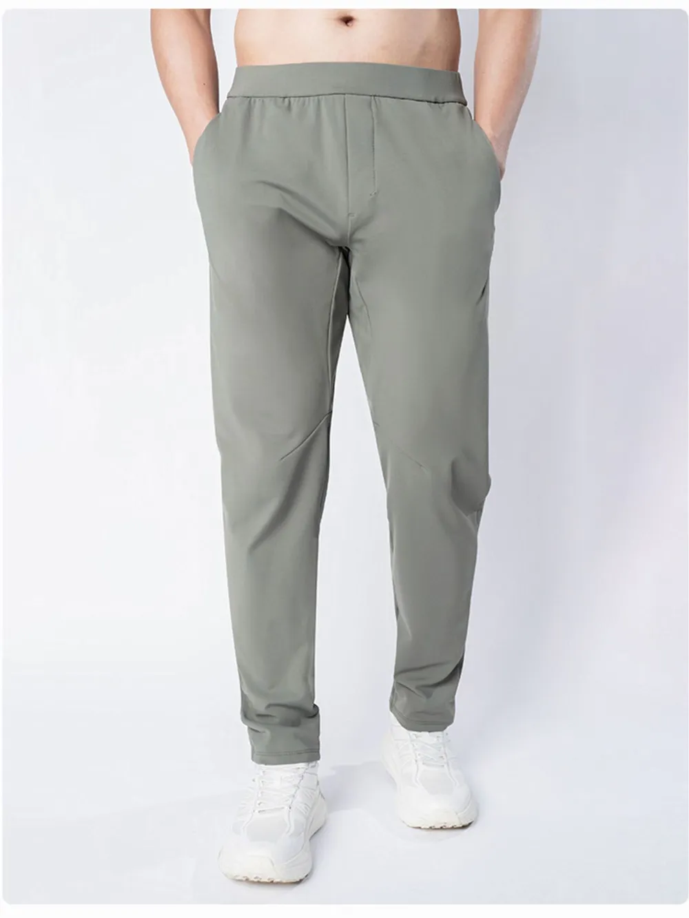 Men's Plus Size Elastic Waist Joggers, image 6