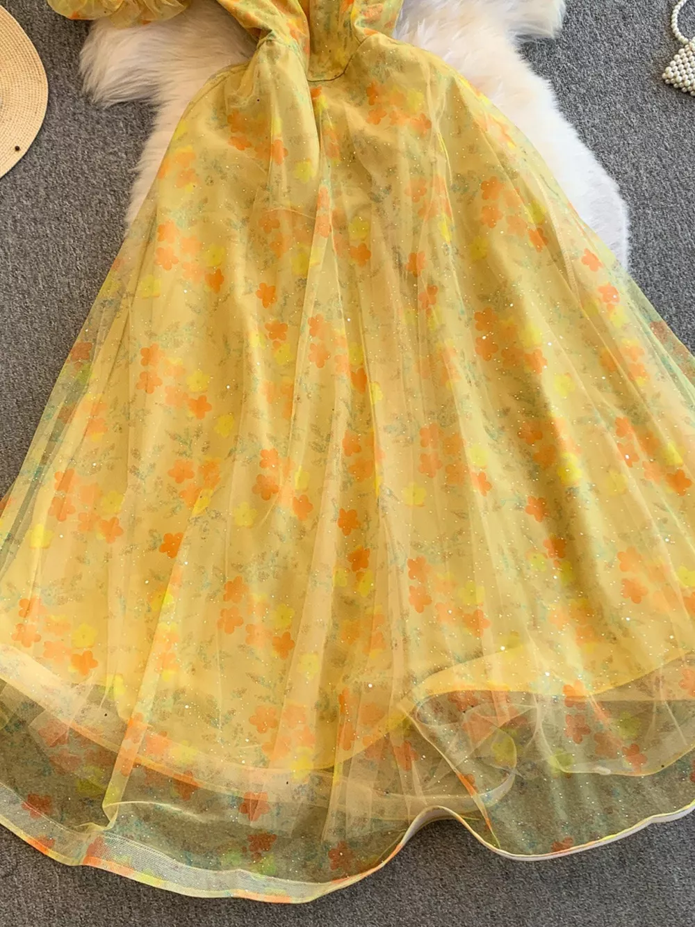 Sweetheart Neck Puff Sleeve Dress, image 16
