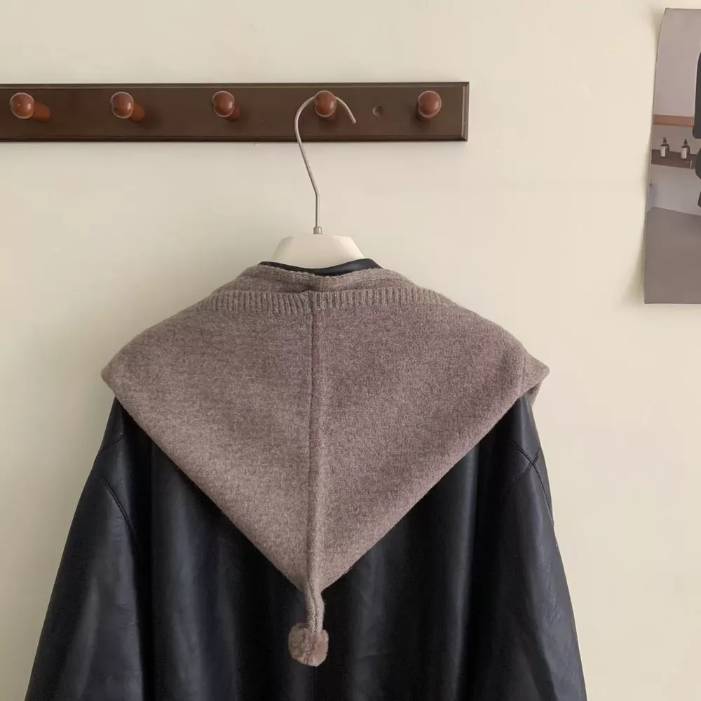 Knitted Hooded Scarf, image 5