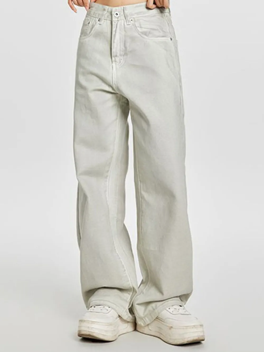 Men's High Waist Wide Leg Casual Pants, image 2