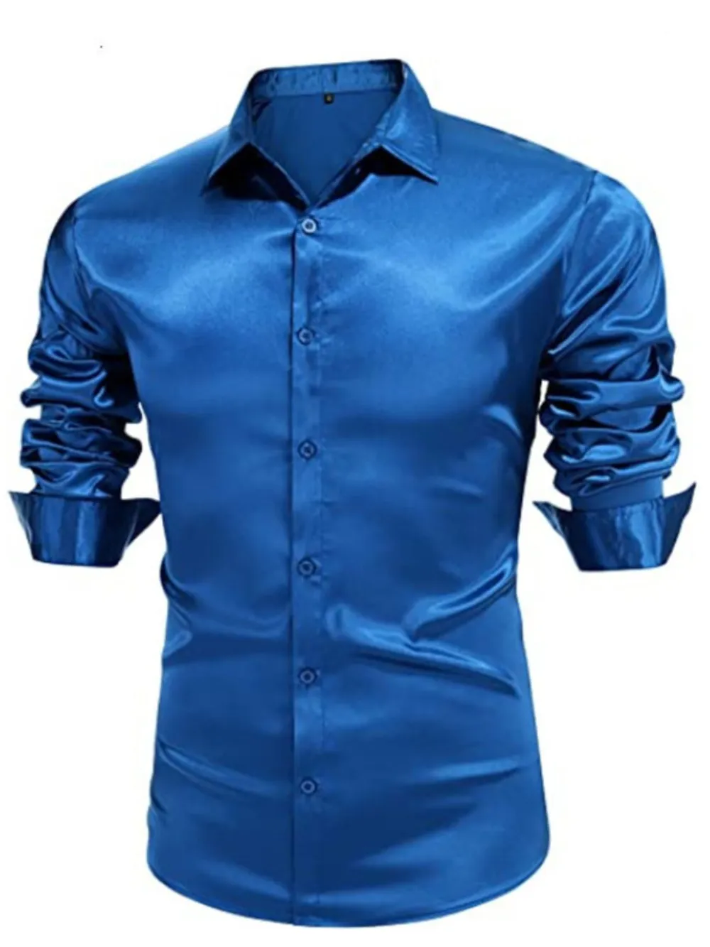 Men's Full Size Button Up Long Sleeve Shirt Plus Size, image 9