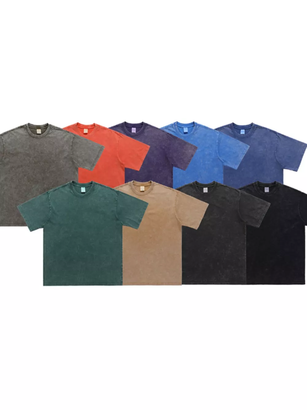 Men's Round Neck Short Sleeve T-Shirt, image 10
