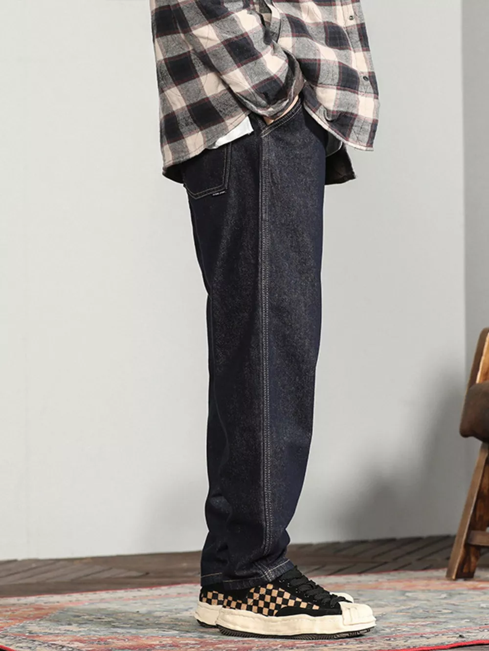 Men's Wide Leg Jeans, image 3