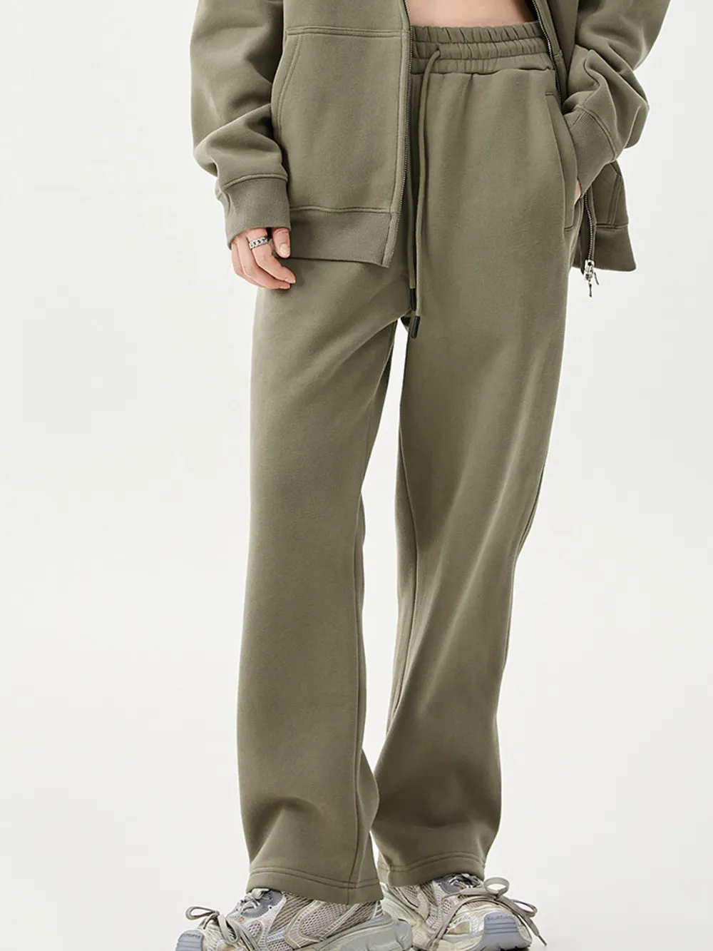 Men's Plus Size Drawstring Relaxed Fit Casual Pants, image 8
