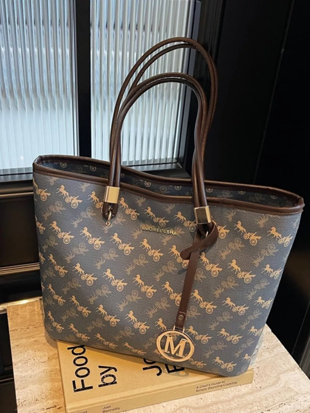 Printed Tote Shoulder Bag, image 2