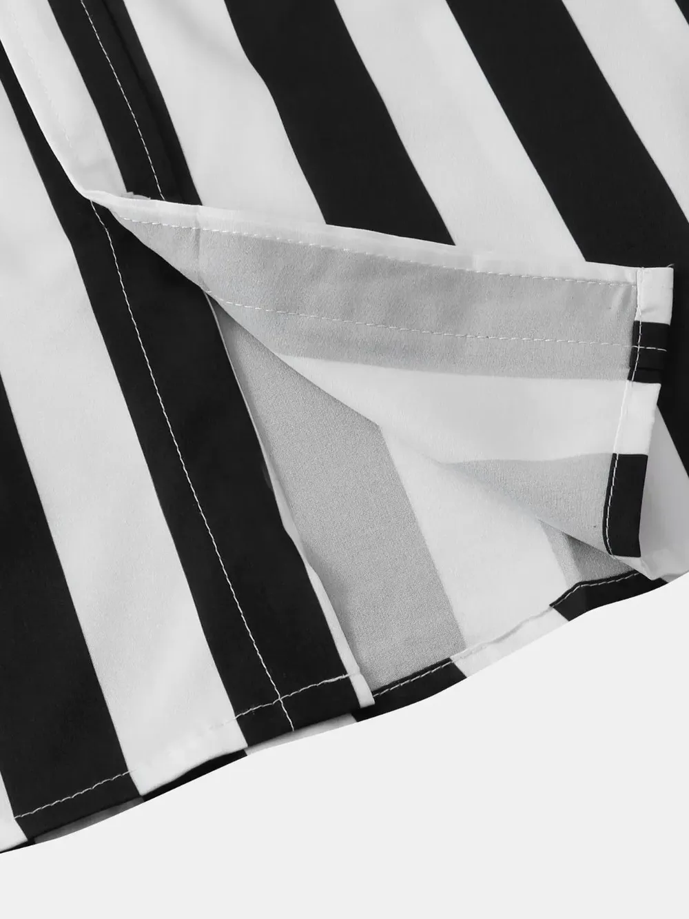 Men's Striped Button Down Shirt, image 4