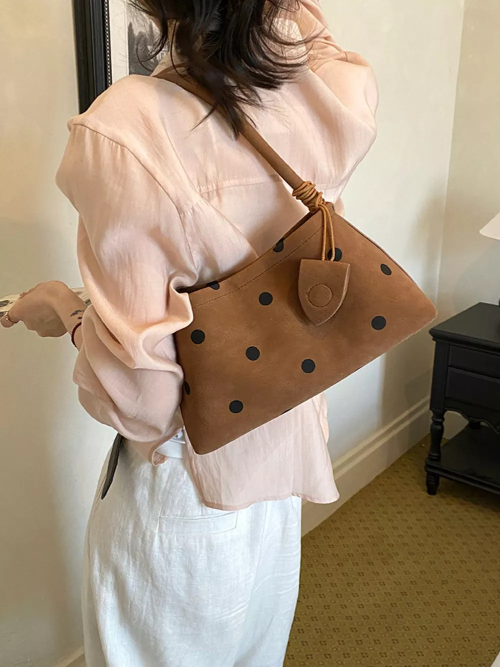 Polka Dot Shoulder Bag, image 5