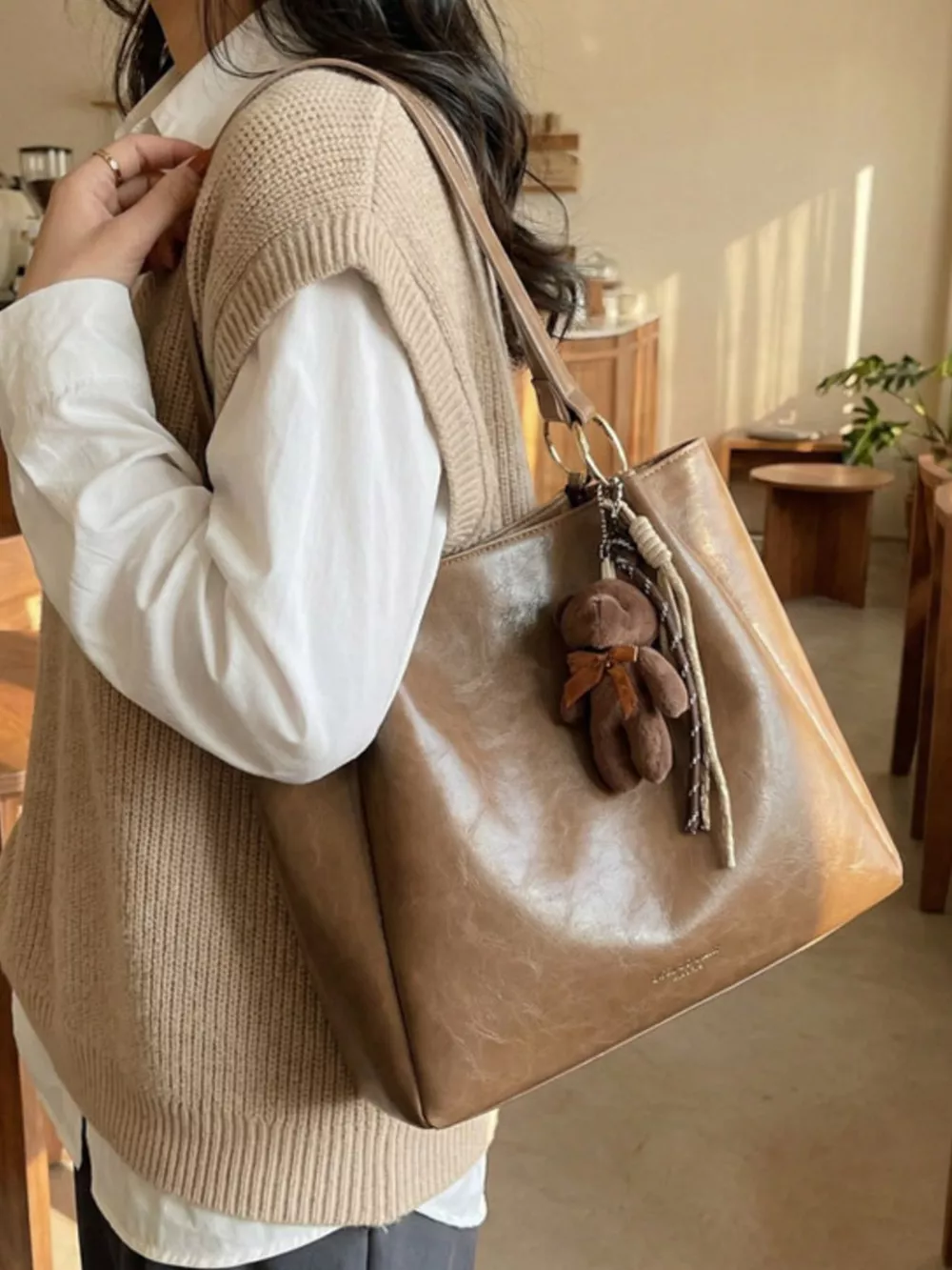 PU Leather Shoulder Bag, image 5