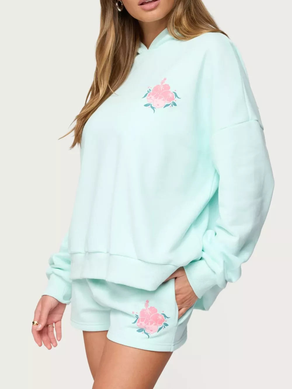 Drop Shoulder Graphic Hoodie with Kangaroo Pocket, image 15