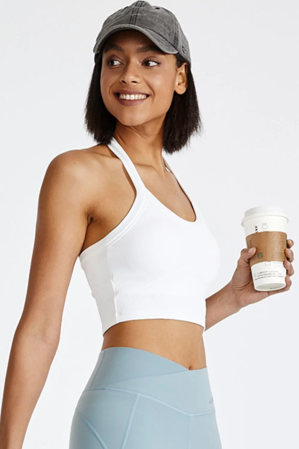 Halter Neck Active Cami, image 8