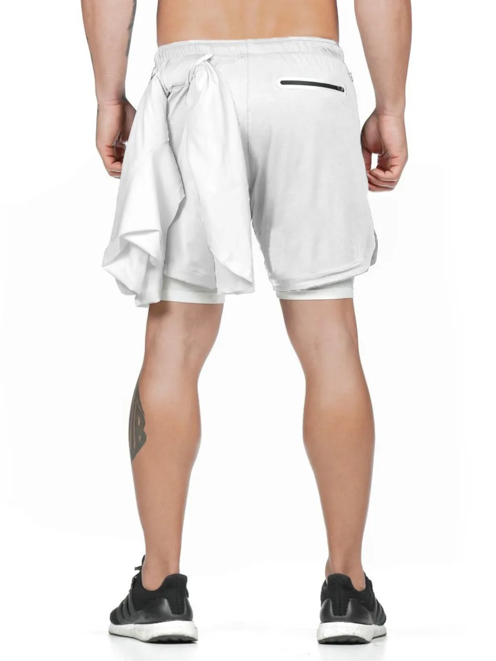 Men's Plus Size Drawstring Shorts, image 6