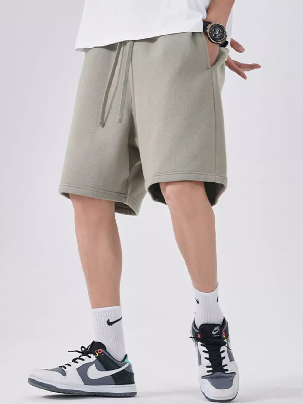Men's Casual Drawstring Shorts, image 5