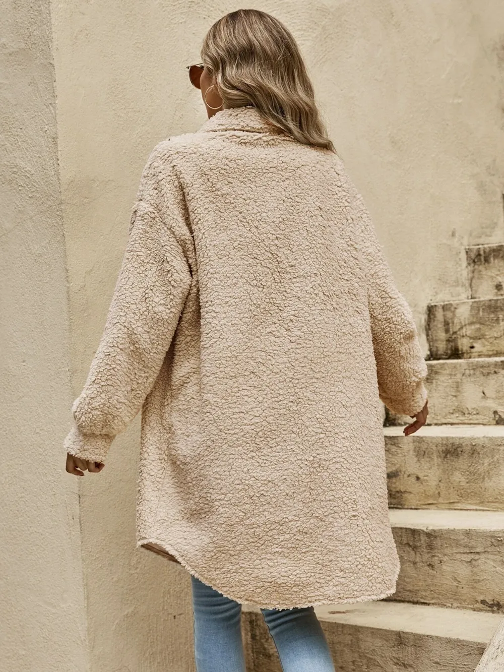 Collared Button Down Coat, image 11