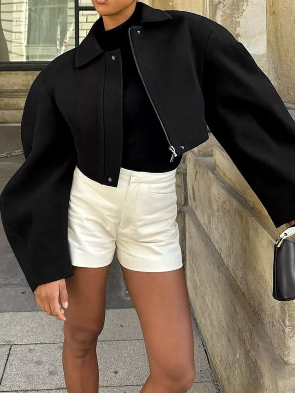 Zip Up Cropped Jacket, image 2