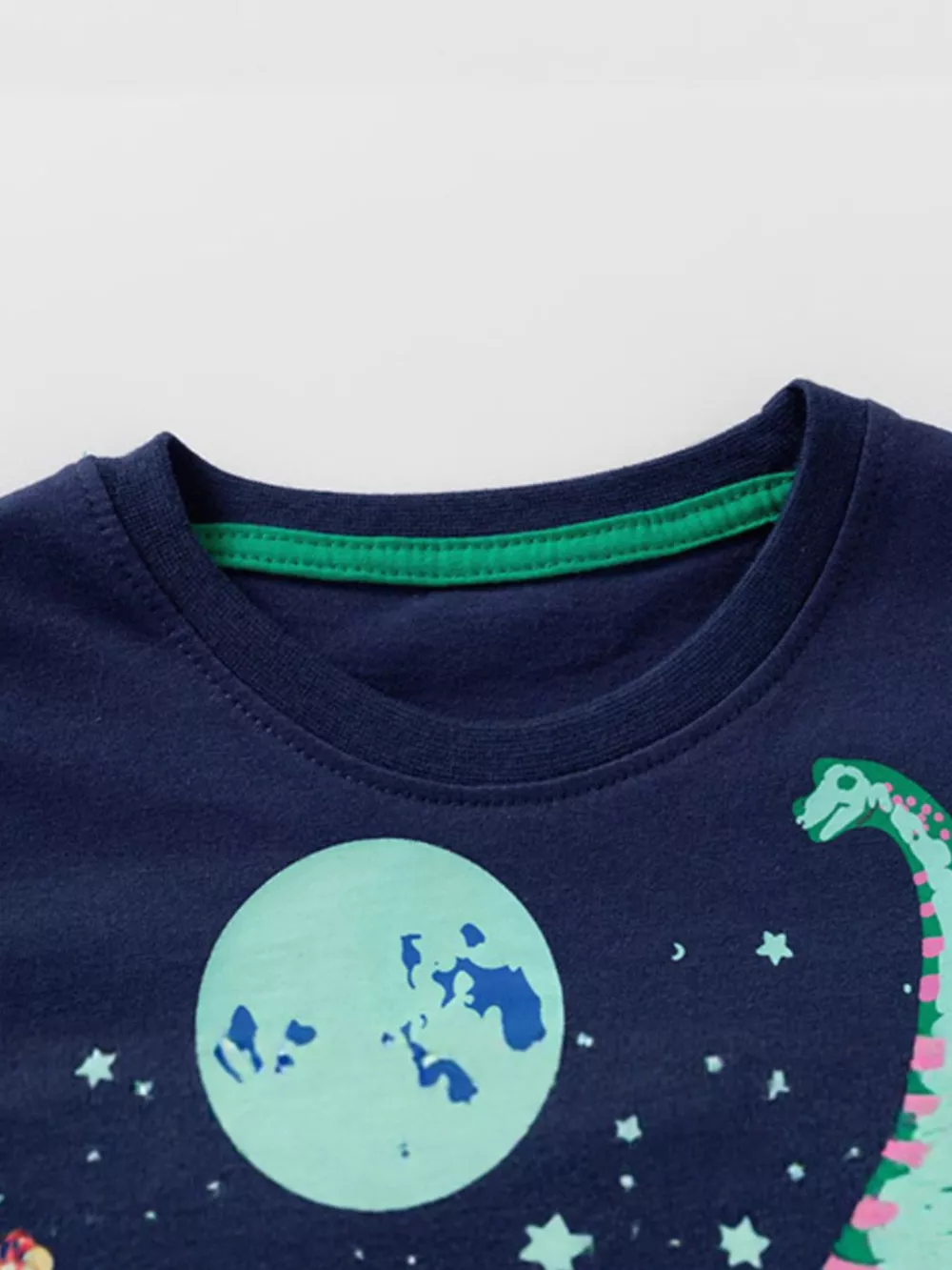 Children's Dinosaur Graphic Crew Neck T-Shirt, image 4