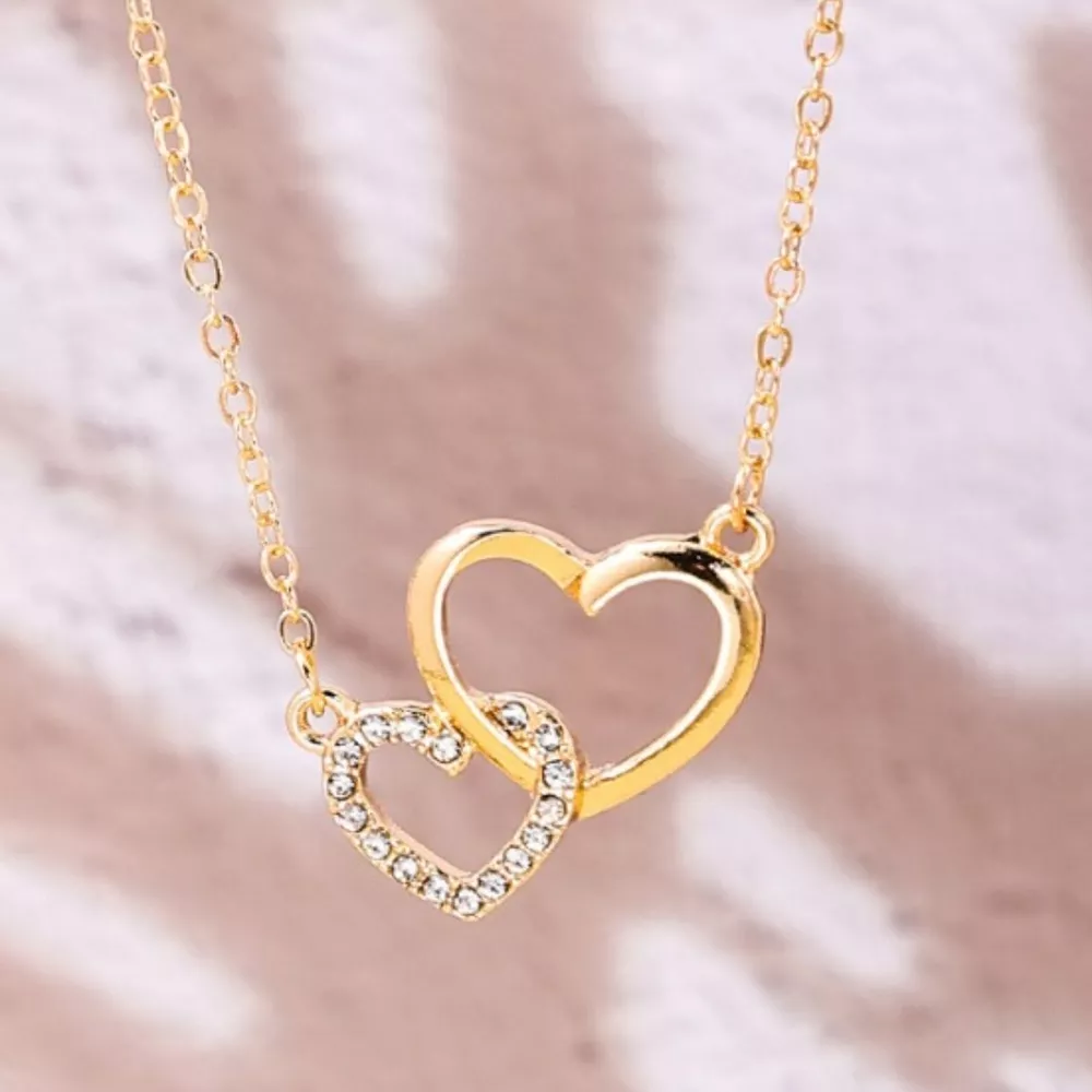 18K Gold-Plated Heart Pendant Necklace, image 3