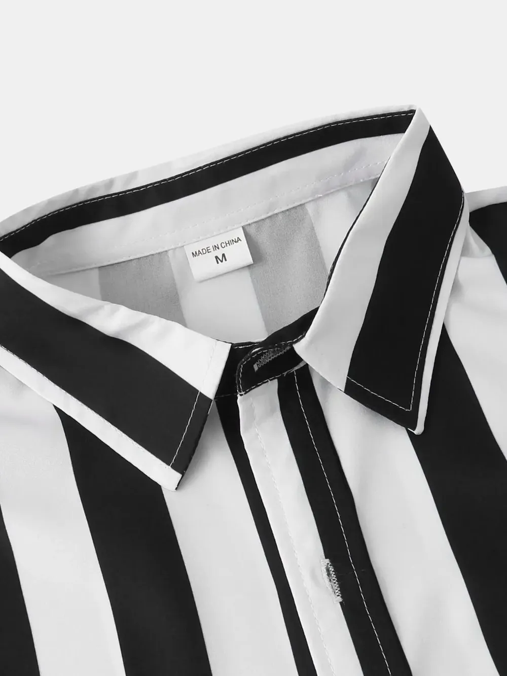 Men's Striped Button Down Shirt, image 7