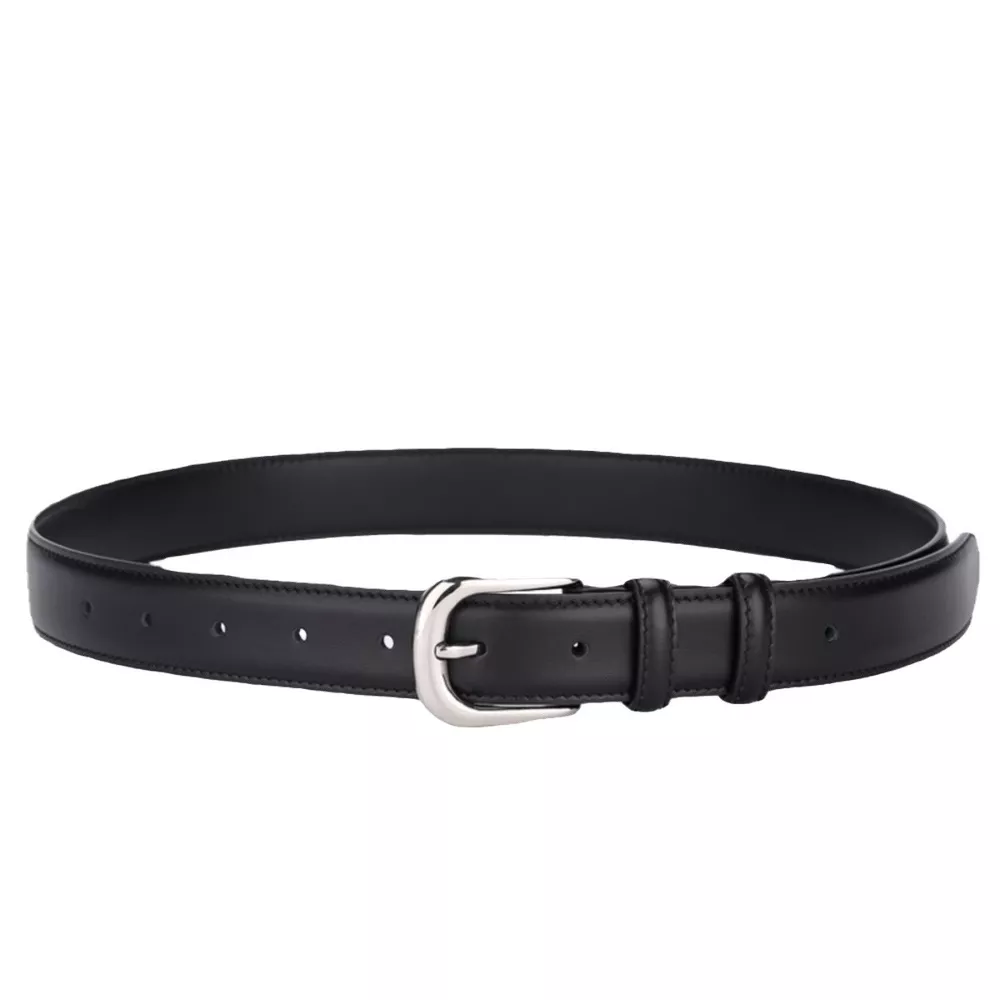 Classic Leather Skinny Belt, image 5