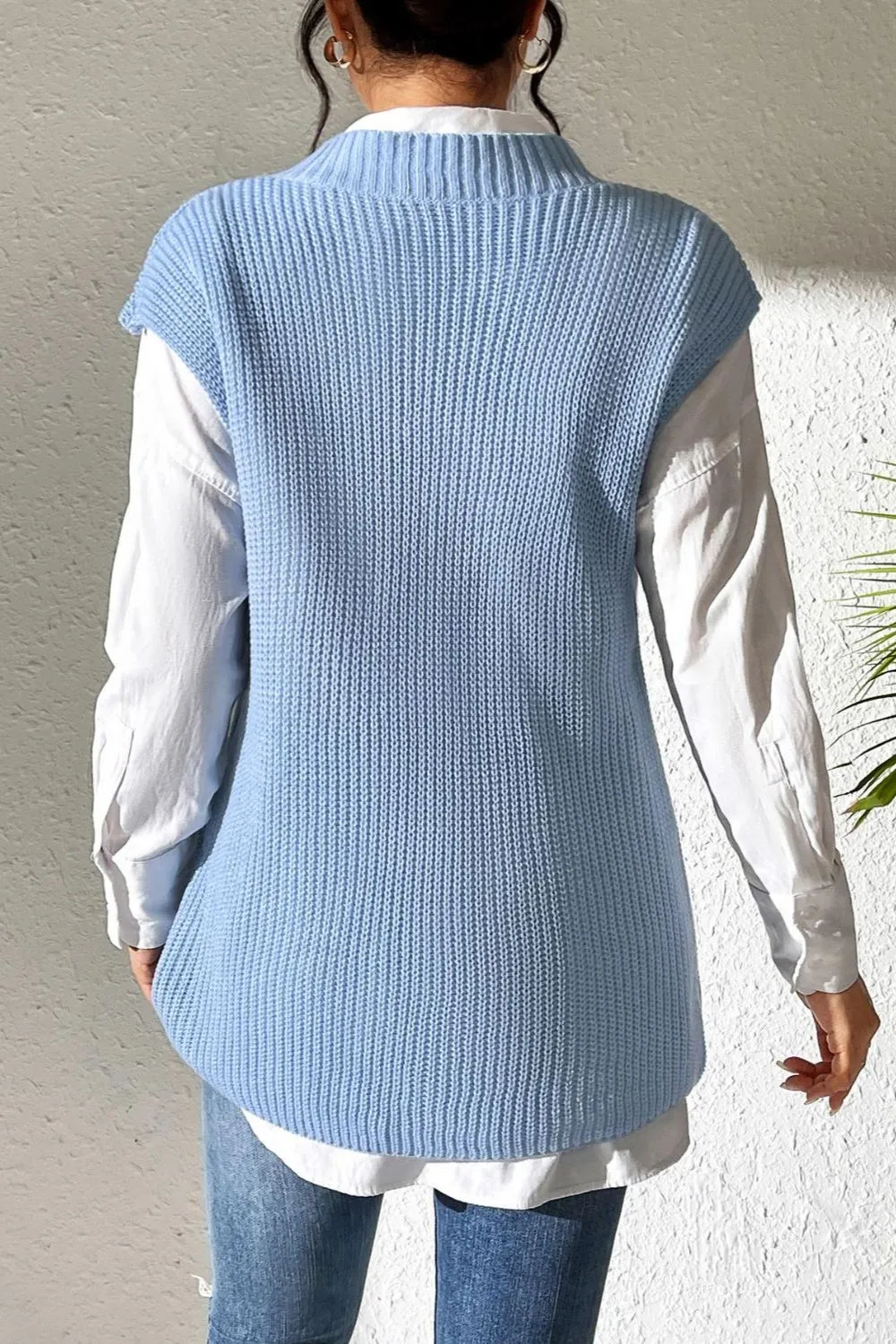 V-Neck Sweater Vest, image 10