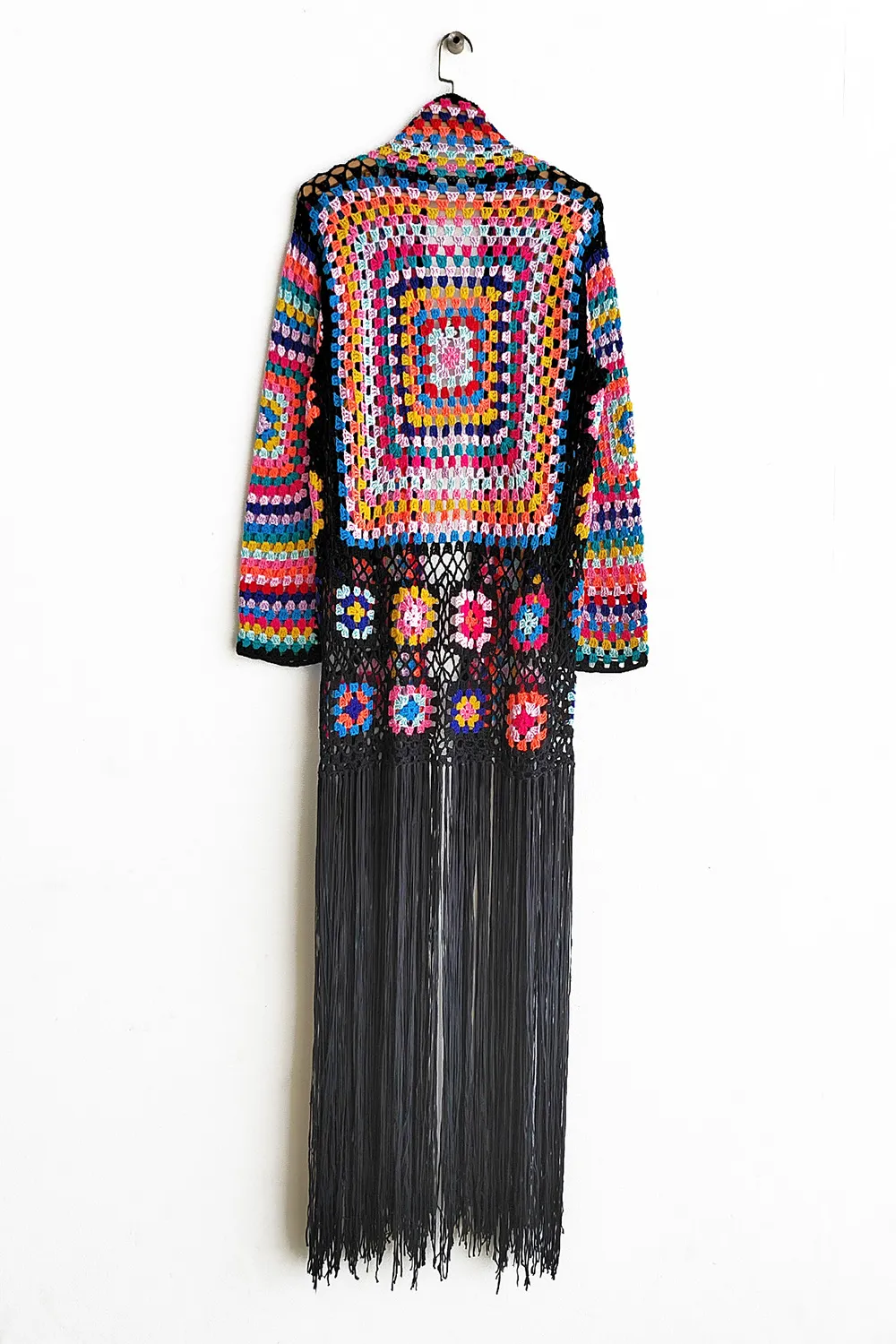 Fringe Tied Long Sleeve Cardigan, image 12