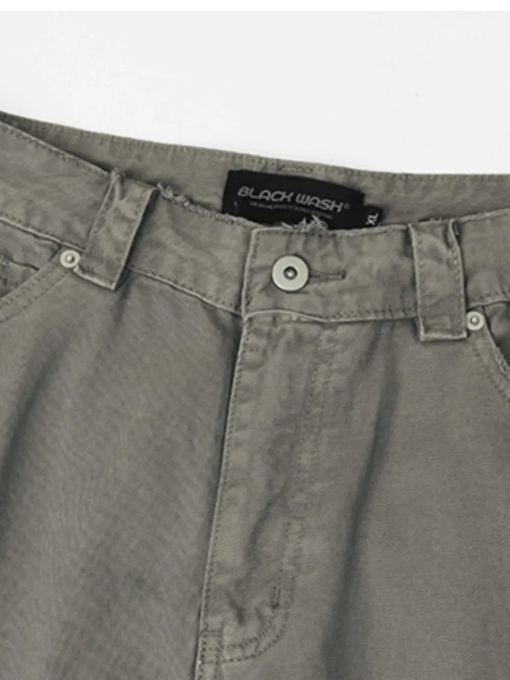 Men's Wide Leg Cargo Pants with Multi-Pockets, image 9