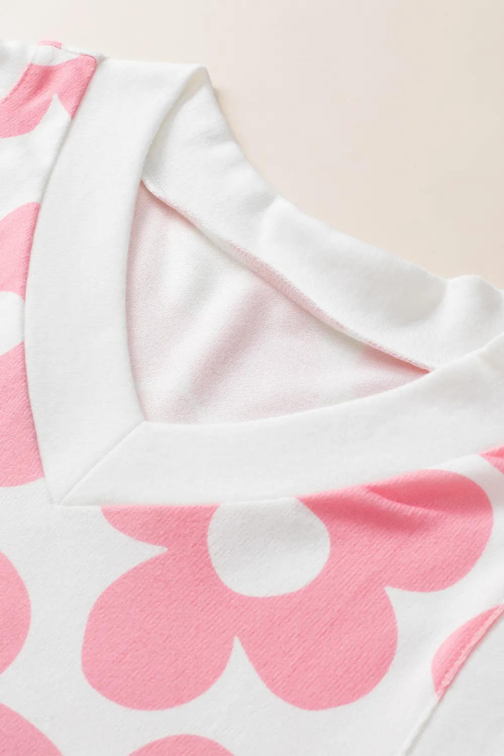 Flower Printed V-Neck Tank, image 4