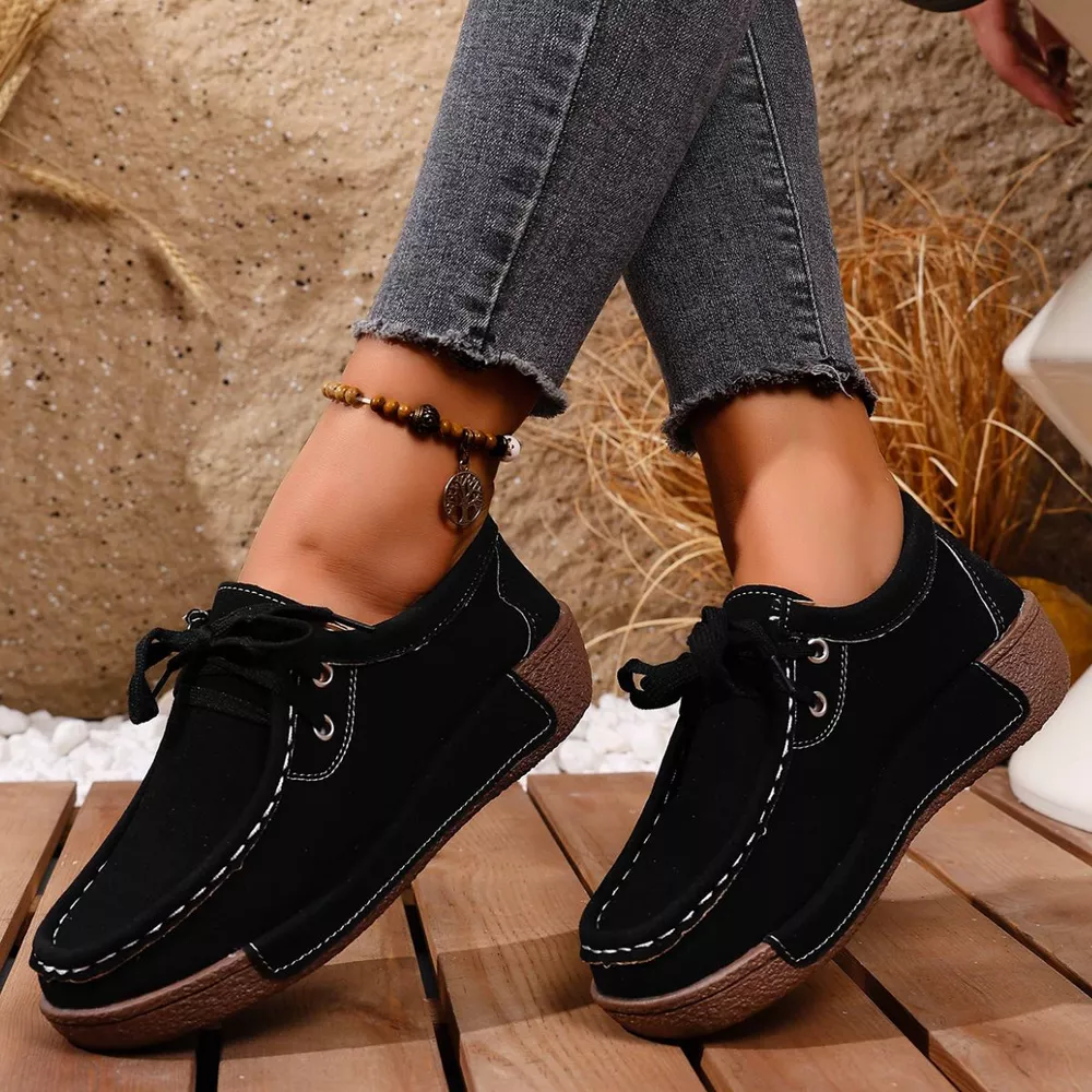 Lace-Up Casual Loafers, image 3