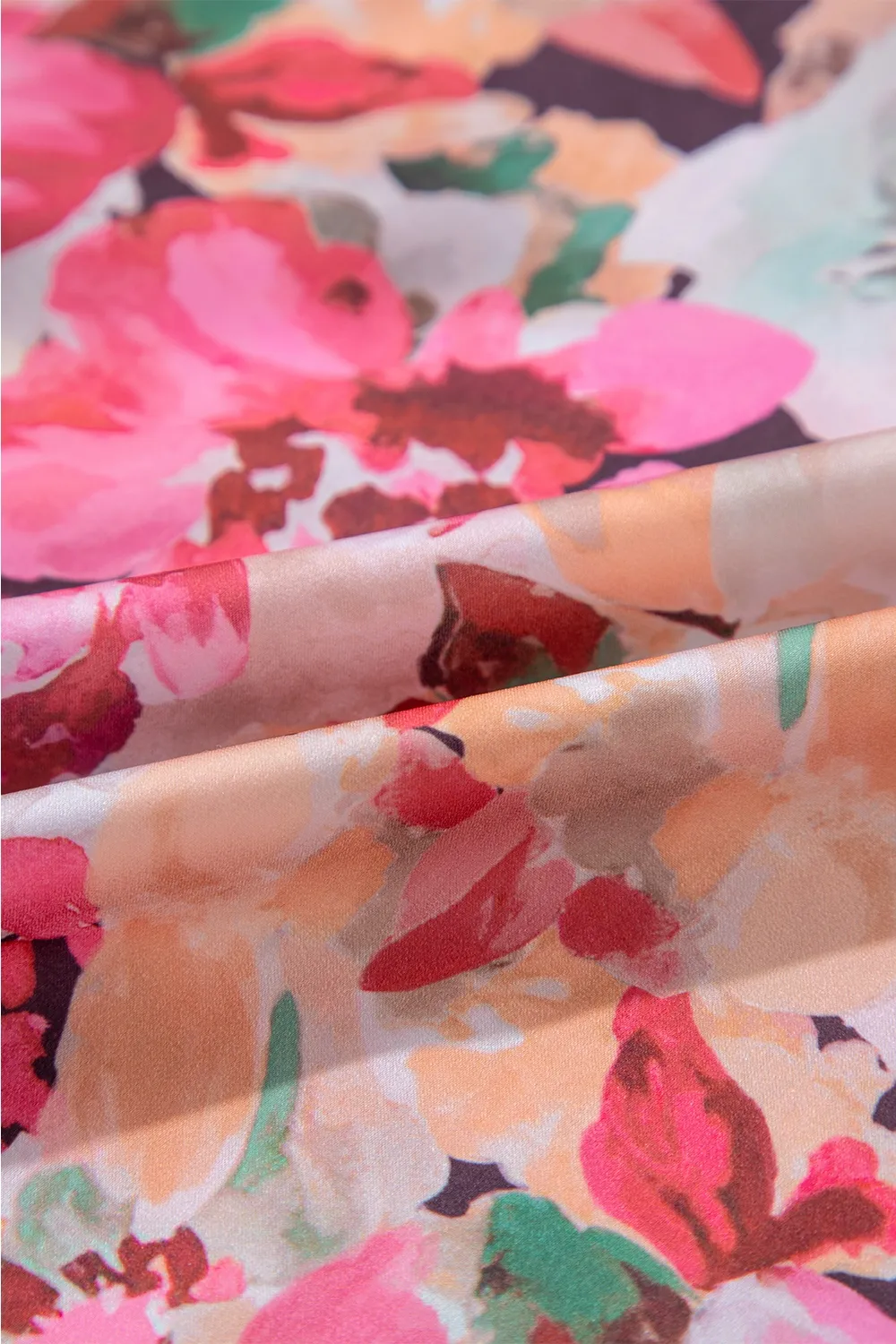 Frill Floral Button Down Long Sleeve Shirt, image 4