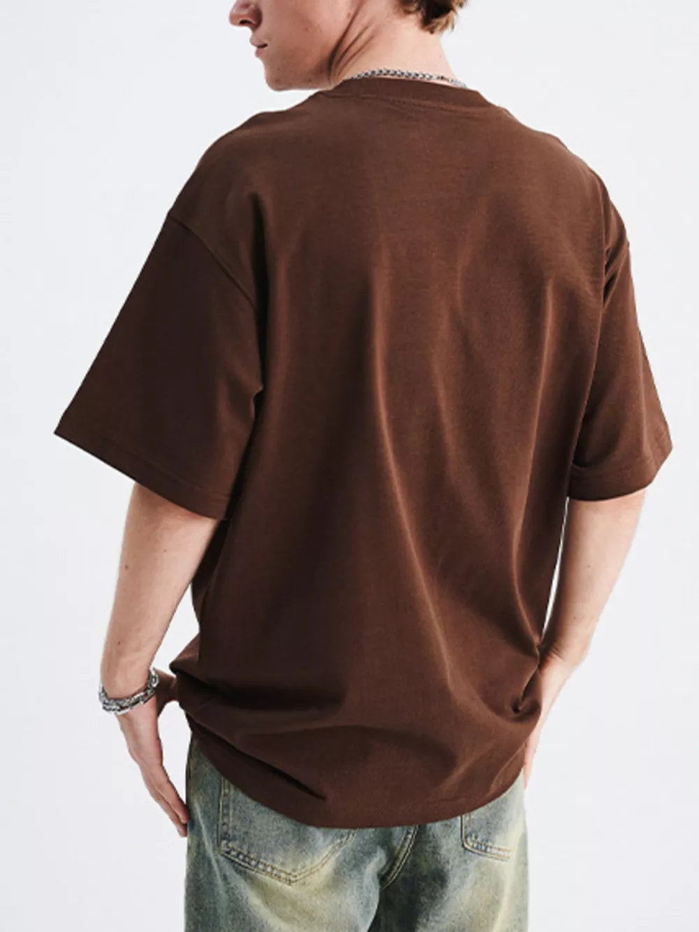 Men's Round Neck Short Sleeve T-Shirt, image 3