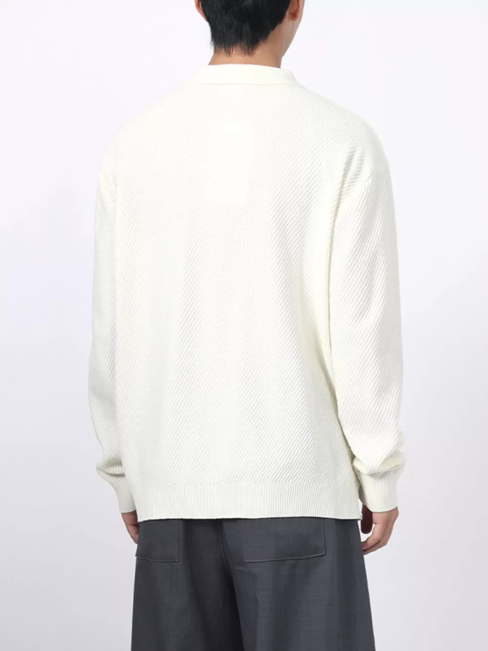 Men's Textured Long Sleeve Knit Top, image 10