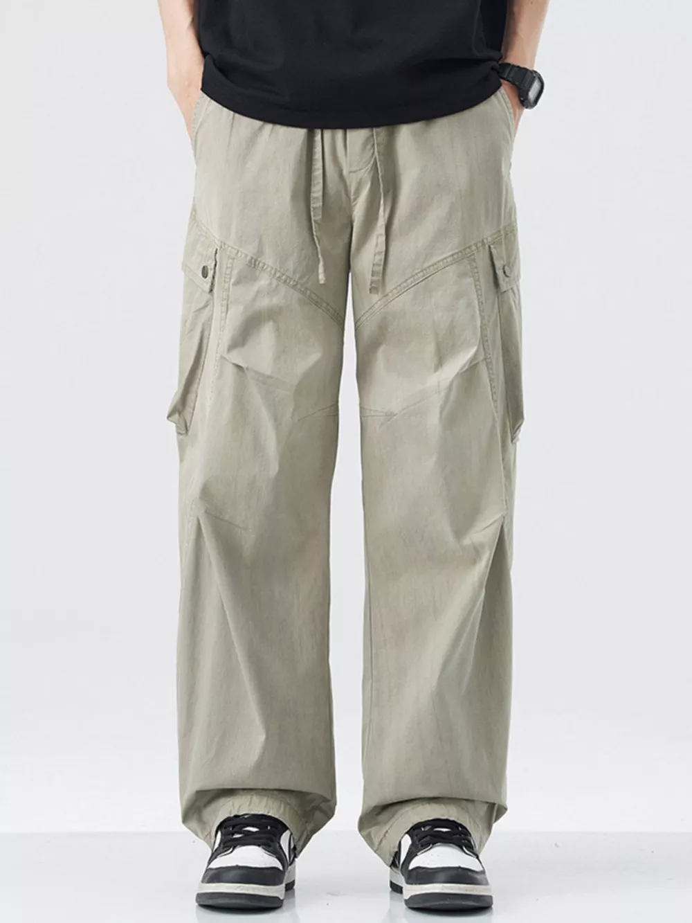 Men's Loose Fit Cargo Pants, image 5